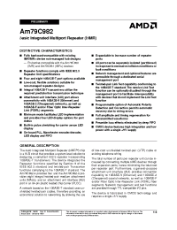 Datasheet AM79C982 manufacturer AMD
