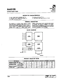 Datasheet AM9128-10DEB manufacturer AMD