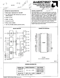 Datasheet AM9557PC manufacturer AMD