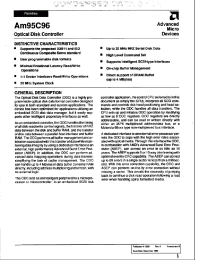 Datasheet AM95C96-2JC manufacturer AMD