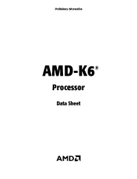 Datasheet AMD-K6 manufacturer AMD
