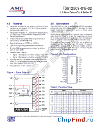Datasheet FS612509-01 manufacturer AMI