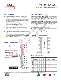 Datasheet FS612510-02 manufacturer AMI