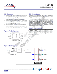 Datasheet FS6130-02 manufacturer AMI