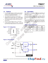 Datasheet FS6207-01 manufacturer AMI