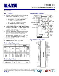 Datasheet FS6232-01 manufacturer AMI