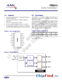 Datasheet FS6244 manufacturer AMI