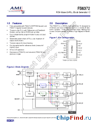 Datasheet FS6372 manufacturer AMI
