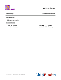 Datasheet A83516-40 manufacturer AMICC