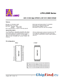Datasheet LP61L256BV-12 manufacturer AMICC