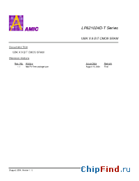 Datasheet LP621024DM-55LLTF manufacturer AMICC