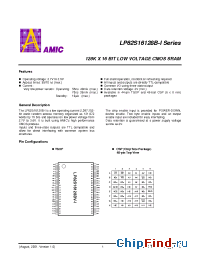 Datasheet LP62S16128B-I manufacturer AMICC