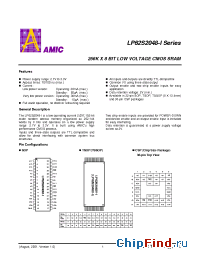 Datasheet LP62S2048M-10LLI manufacturer AMICC