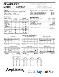 Datasheet BX6572 manufacturer Amplifonix