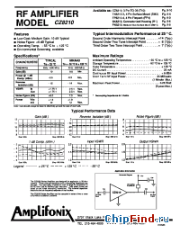 Datasheet BX8210 manufacturer Amplifonix