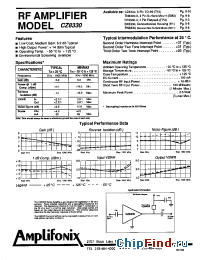 Datasheet BX8330 manufacturer Amplifonix