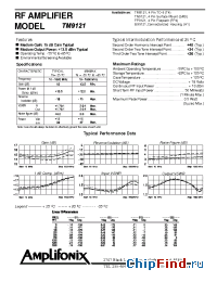 Datasheet BX9121 manufacturer Amplifonix