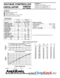Datasheet BXO9100 manufacturer Amplifonix