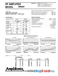 Datasheet FP9524 manufacturer Amplifonix