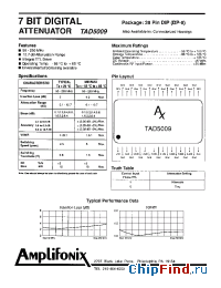 Datasheet TAD5009 manufacturer Amplifonix