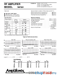 Datasheet TM7201 manufacturer Amplifonix