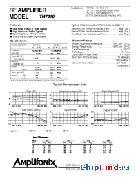 Datasheet TM7210 manufacturer Amplifonix