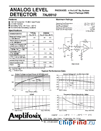 Datasheet TNJ9910 manufacturer Amplifonix