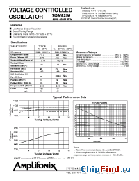 Datasheet TOM9250 manufacturer Amplifonix