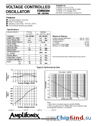 Datasheet TOM9304 manufacturer Amplifonix