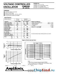 Datasheet TOM9308 manufacturer Amplifonix