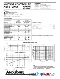 Datasheet TOM9310 manufacturer Amplifonix