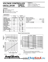 Datasheet TOM9315 manufacturer Amplifonix