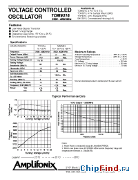 Datasheet TOM9316 manufacturer Amplifonix
