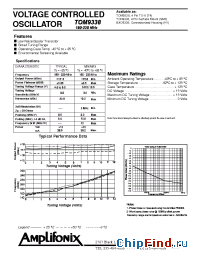 Datasheet TOM9338 manufacturer Amplifonix