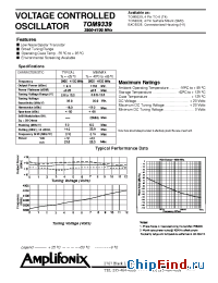 Datasheet TOM9339 manufacturer Amplifonix