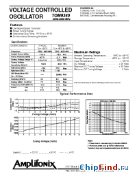 Datasheet TOM9340 manufacturer Amplifonix