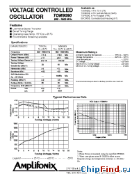 Datasheet TON9090 manufacturer Amplifonix