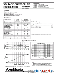 Datasheet TON9306 manufacturer Amplifonix