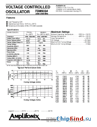 Datasheet TON9324 manufacturer Amplifonix