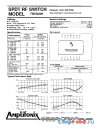 Datasheet TWD2206 manufacturer Amplifonix