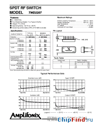 Datasheet TWD2207 manufacturer Amplifonix