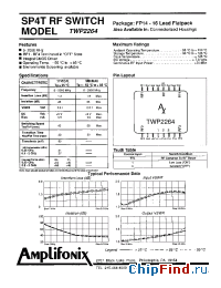 Datasheet TWP2264 manufacturer Amplifonix