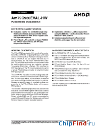 Datasheet AM79C930EVAL-HW manufacturer Advanced Micro Systems