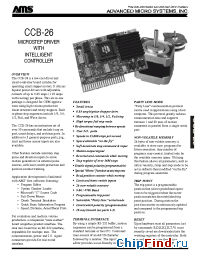 Datasheet CCB-26 manufacturer Advanced Micro Systems