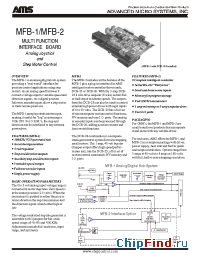 Datasheet MFB-1/MFB-2 manufacturer Advanced Micro Systems