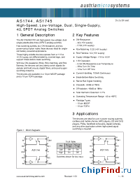 Datasheet AS1744G manufacturer AMSCO
