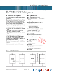 Datasheet AS1904C23 manufacturer AMSCO