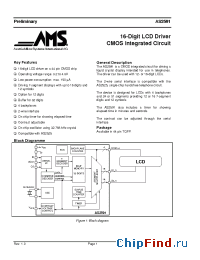 Datasheet AS2591 manufacturer AMSCO
