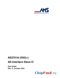 Datasheet AS2701 manufacturer AMSCO