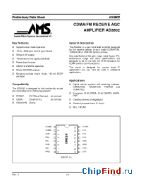 Datasheet AS3802 manufacturer AMSCO